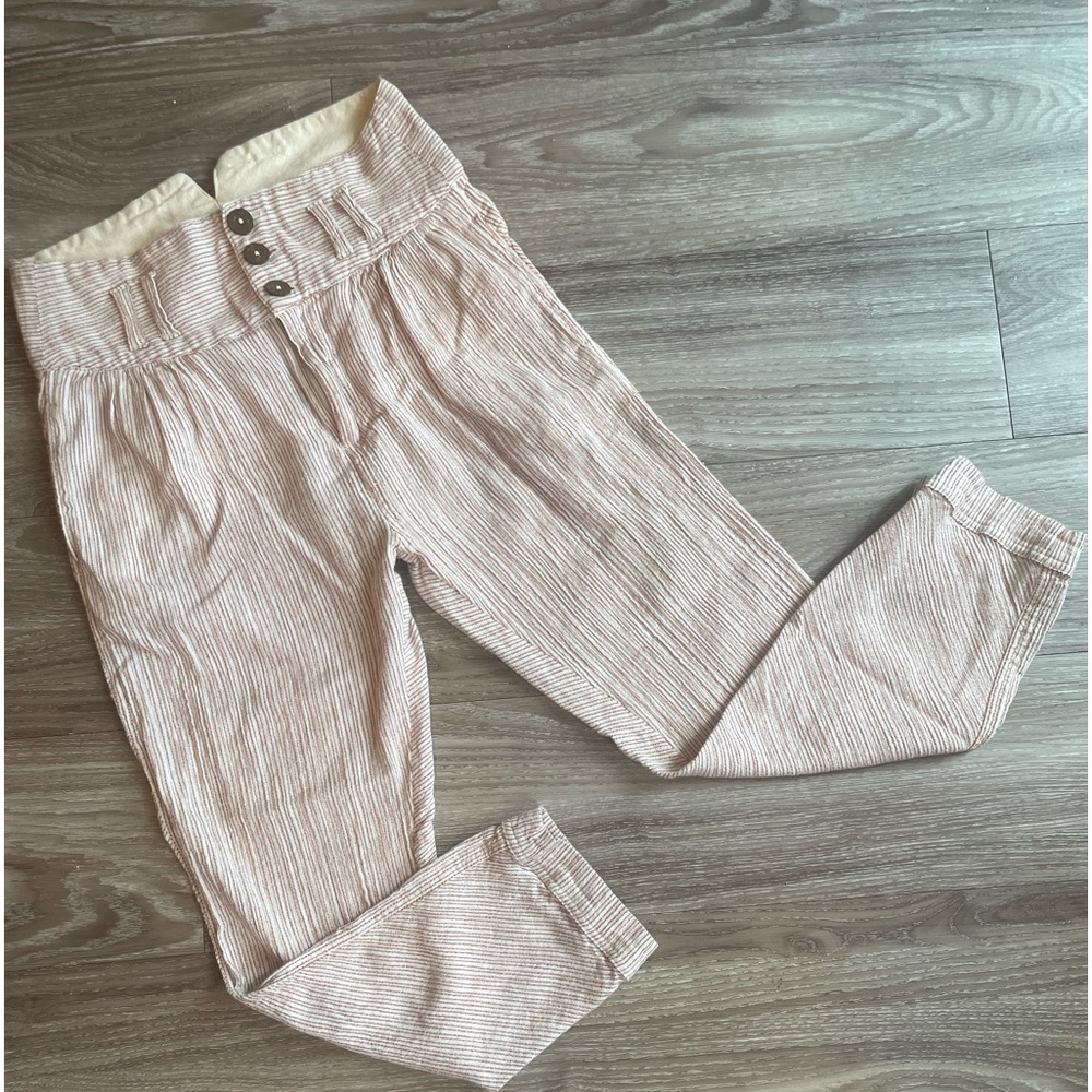 FREE PEOPLE High-waist cropped pants
